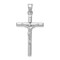 14K White Gold Crucifix Pendant Charm Religious 39 X 20mm Jewerly